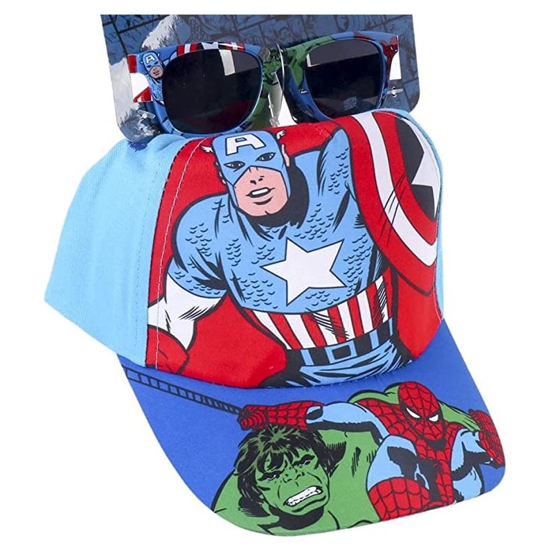 Gorra, Gafas De Sol Hulk Avengers