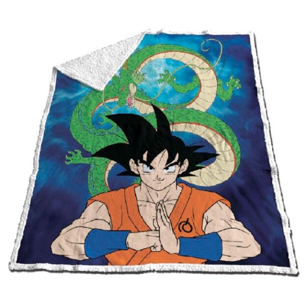 Manta Coralina Sherpa Dragon Ball 120x150cm.