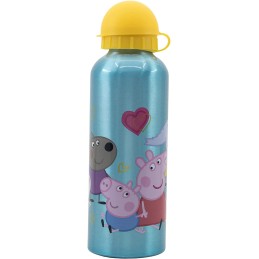Botella Infantil Reutilizable Peppa Pig Aluminio 530ml