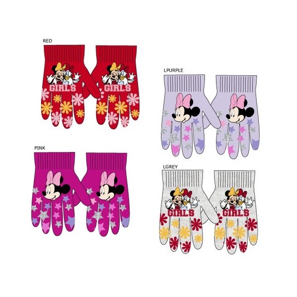 Guantes Infantil Minnie Disney T.Unica