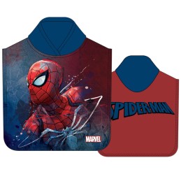 Poncho Toalla Spiderman Marvel Microfibra 50x100cm.