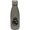 Botella Cantimplora Plateada Acero Inoxidable Real Madrid 550ml.