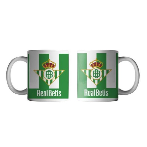 Taza Ceramica Real Betis En Caja