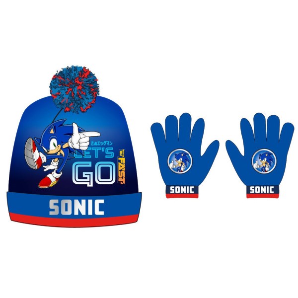 Set Gorro, Guantes Sonic