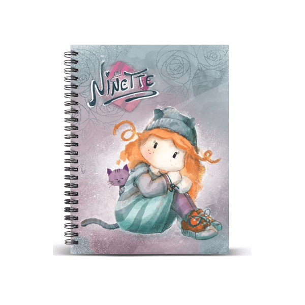 Cuaderno A4 Ninette Forever 24x30x1.5cm.