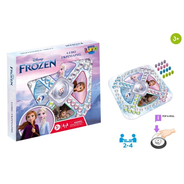 JUEGO DADO POP UP FROZEN 27X5X27CM