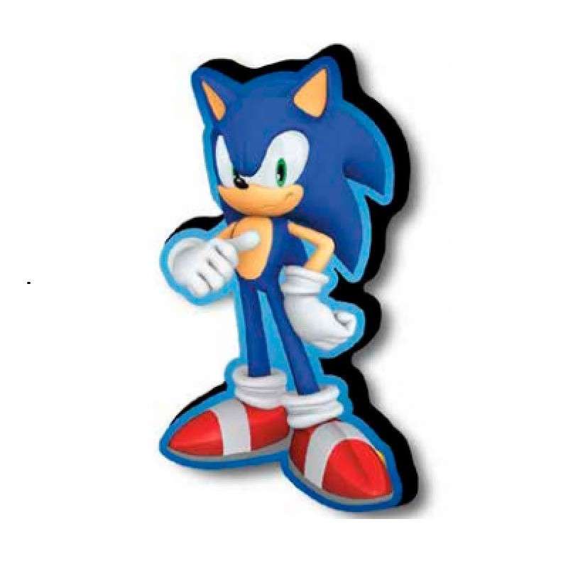 Cojin 3D Sonic The Hedgehog 35cm.