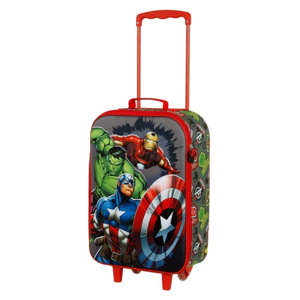 Maleta 3D Avengers Marvel 33x46x17cm.