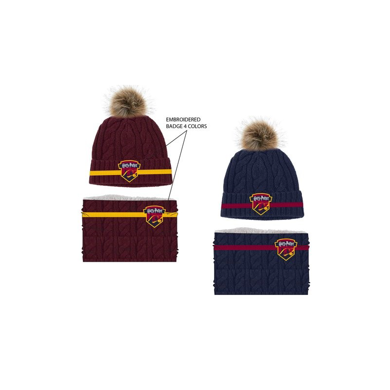 Gorro + Braga De Cuello Sherpa Harry Potter