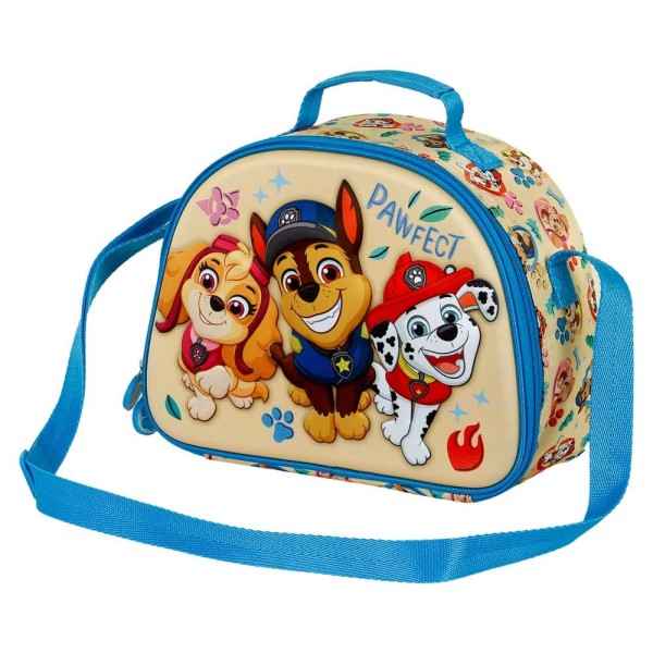 Bolsa Portameriendas 3D Patrulla Canina 20x25,5x10cm.