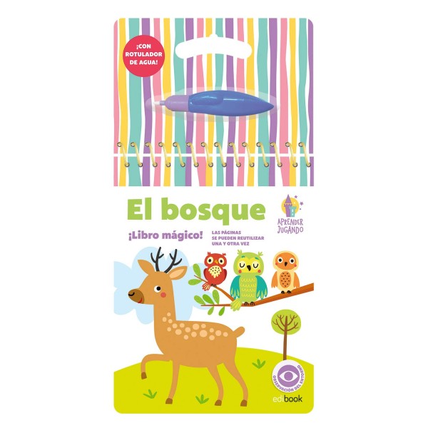 IMAGILAND Libro MÁGICO - Aprender Jugando-EL BOSQUE