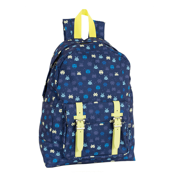 Mochila Mayfair Space Invaders 40x30x17cm.