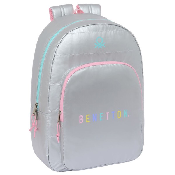 Mochila Adapt.Carro Benetton Silver 30X14X46Cm