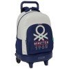 Mochila Gde. C/Ruedas Compact Extraible Benetton Varsity 33X22X45Cm