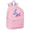 Mochila Para Portatil 14,1 Benetton Pink 31X16X41Cm