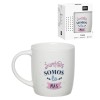 Taza De Ceramica 350Ml Juntos Somos Lo Mas