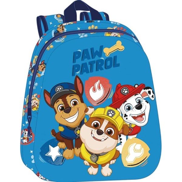 Mochila 3D Paw Patrol 27X10X33 Cm