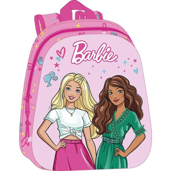 Mochila 3D Barbie 27X10X33 Cm