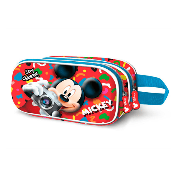 Portatodo 3D Mickey Disney Doble 10x22,5x7cm.