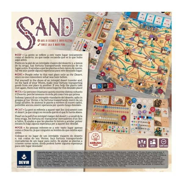 Juego de mesa devir sand