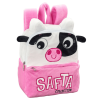 Mochila Peluche Vaca 22x10x27cm.