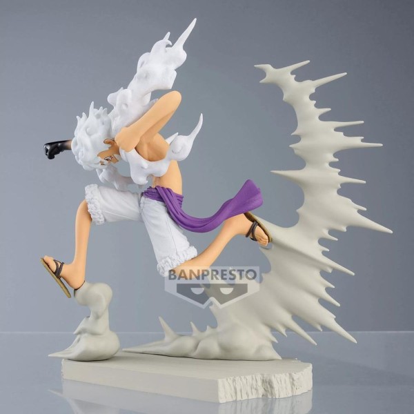 Figura banpresto one piece senkozekkei monkey d luffy gear 5 7cm