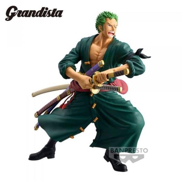 Figura banpresto one piece grandista zoro roronoa 22cm