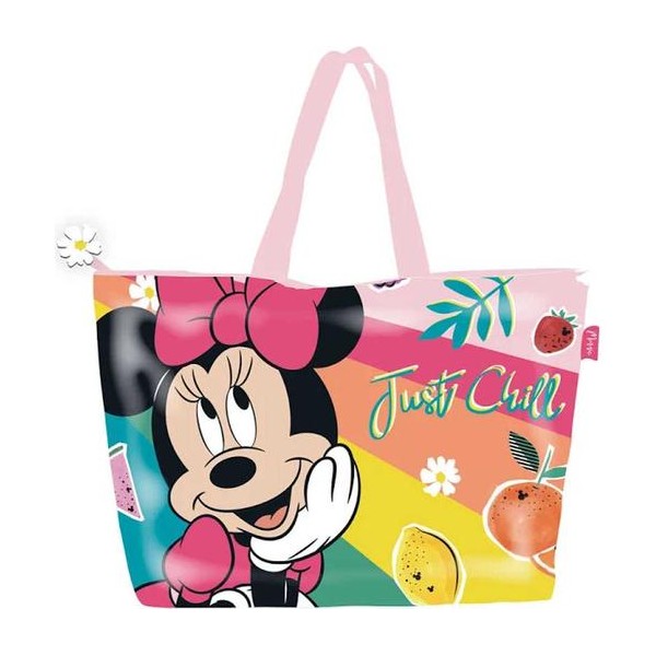 Bolsa Playa Minnie Fruits 48X32Cm