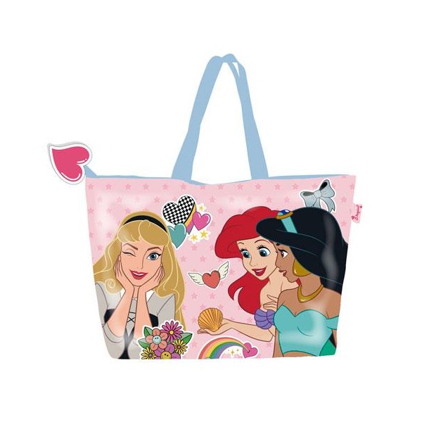 Bolsa Playa Princesas Disney 48X32Cm