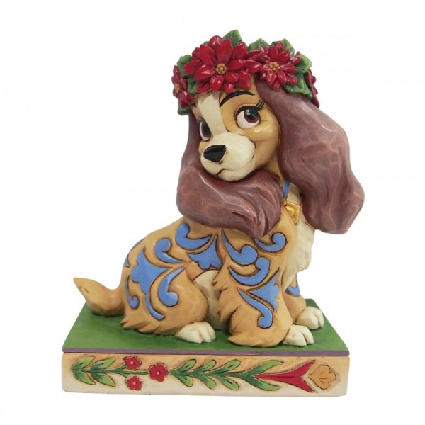 Figura enesco disney la dama y el vagabundo reina