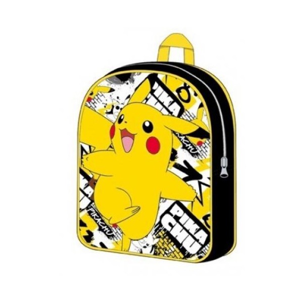 Mochila Pikachu Pokemon 40cm. Tamaño: 40x30x15cm.