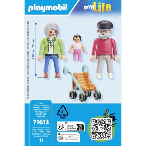 Playmobil my life: abuelos y bebe