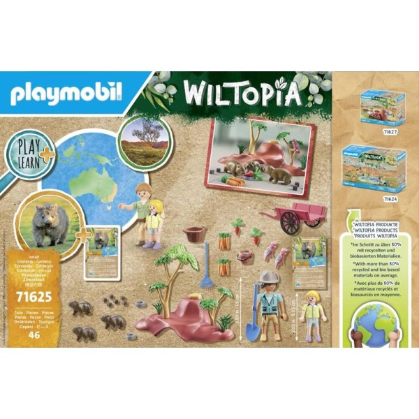 Playmobil wiltopia - refugio del tejon australiano