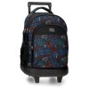 Mochila Compact Doble Con Carro Roll Road 43x32cm.