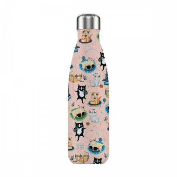 Botella isotermica enesco crazy cats