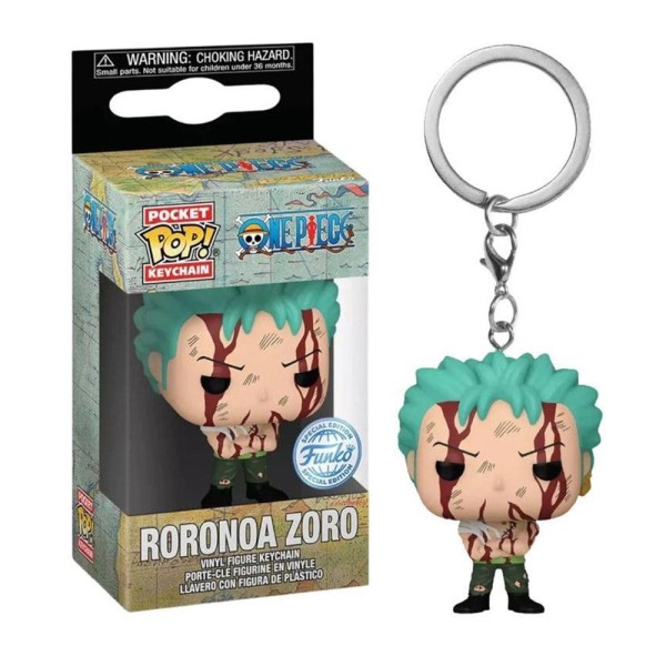 Llavero funko pop keychain one piece roronoa zoro