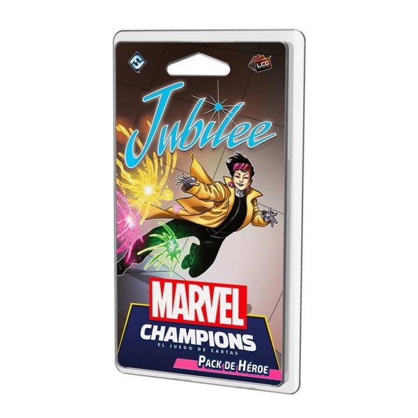 Juego de mesa marvel champions pack de heroe jubilee edad recomendada 14 años