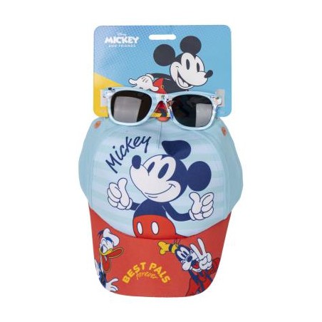 Gorra Set Gafas De Sol Mickey Disney