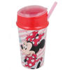 Vaso Minnie Disney Doble Uso Con Pajita 400Ml.