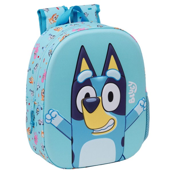 Mochila 3D Bluey 27x10x33cm