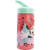 Botella de Agua Minnie Disney Con Pajita y Asa Incorporada de 410 ml