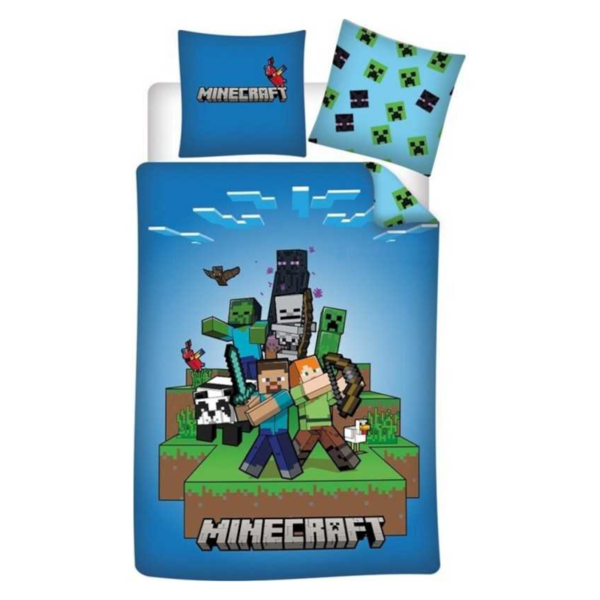 Funda Nórdica Microfibra Minecraft 140x200cm.