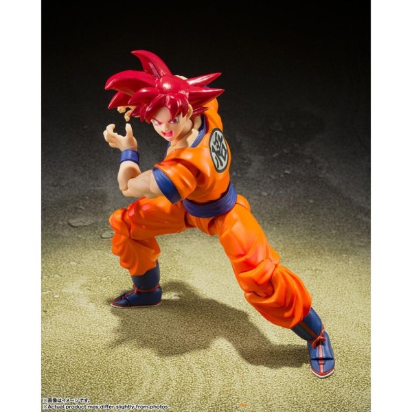 Figura tamashii nations sh figuarts dragon ball super sh figuarts super saiyan god son goku 14cm