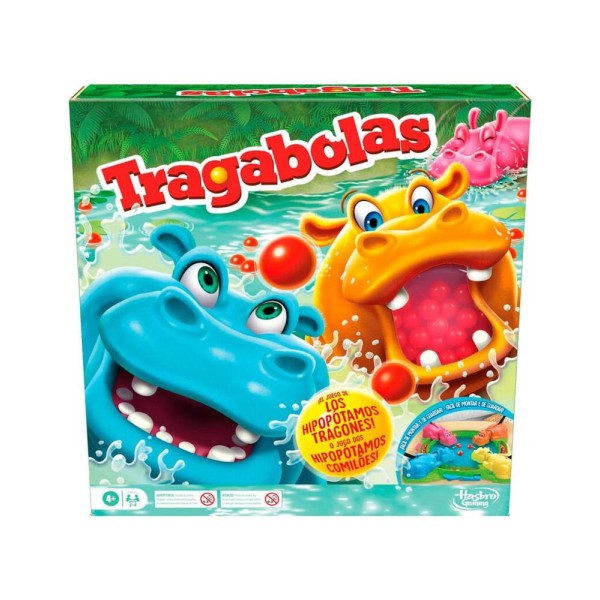 Juego de mesa hasbro tragabolas los tipopótamos tragones