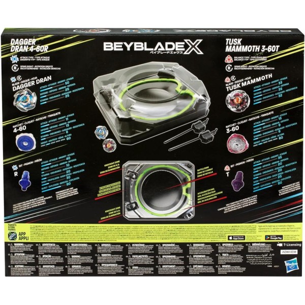 Beyblade x set de batalla xtreme