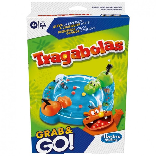 Juego de mesa hasbro tragabolas viaje