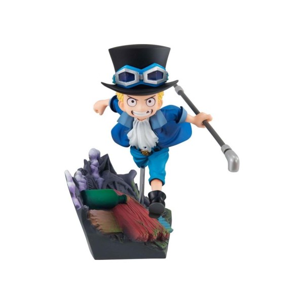 Figura megahouse gem series one piece sabo run! run!