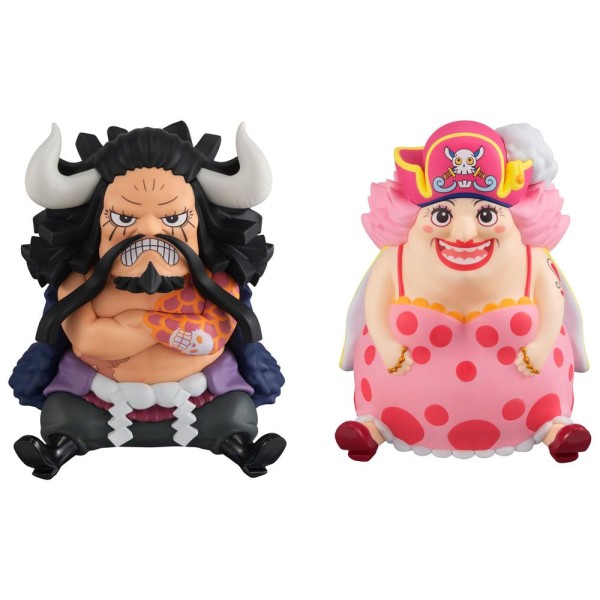 Set figuras megahouse lookup one piece kaido the beast & big mom