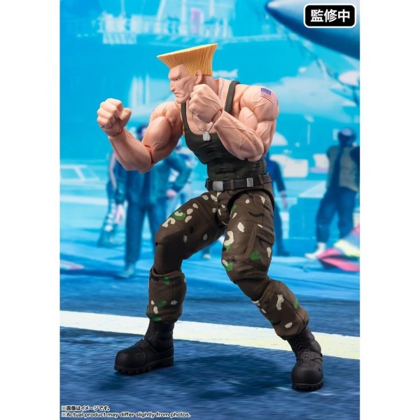 Figura tamashii nations street fighter sh figuarts guile outfit 2 ver. 16cm