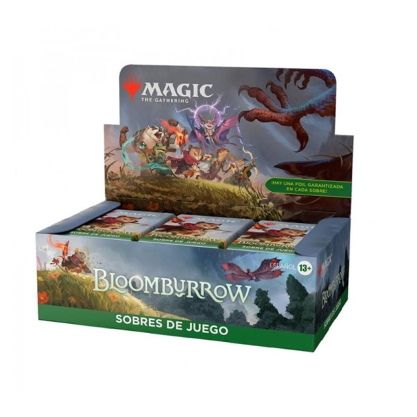 Juego de cartas magic the gathering: bloomburrow play booster 36 uunidades español